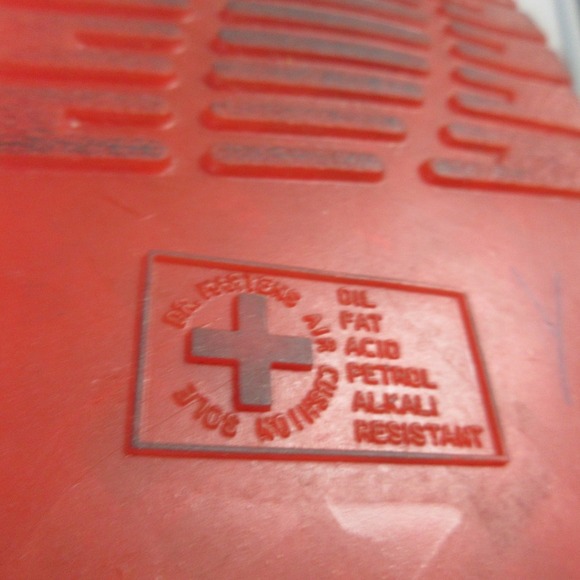 Dr. Martens Gryphon Gladiator Sandals Women 9 Red Platform Buckle Casual 1126 - Picture 4 of 16